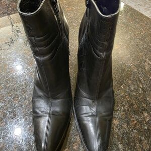 Via Spiga Black Ankle Boots